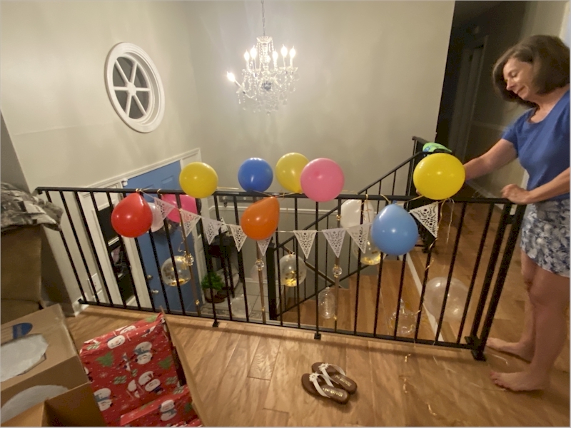 Make every visit special for your grandchildren. Take the time to pretty-up the house when they come over.  Balloons, for example, are easy, colorful, and fun.  