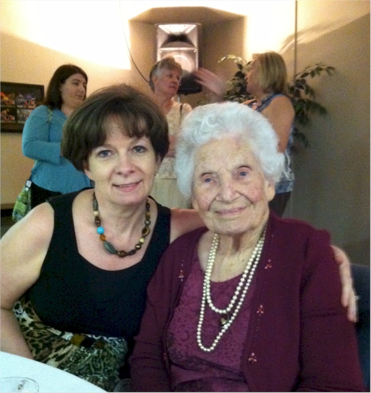 This wonderful lady taught me how to be a mother and grandmother.
