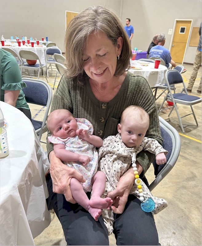 Double your pleasure, double your fun!  Love on two babies instead of just one!