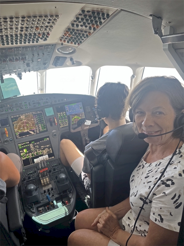 If you ever get the chance to fly in a private jet, do it.  It's exciting, unusual, and hey, who gets to fly in a private jet anyway?