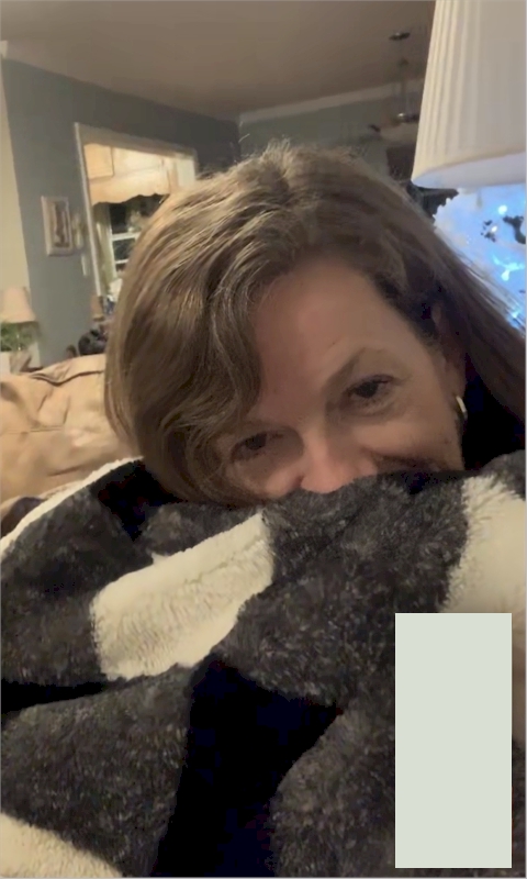 A soft cuddly throw blanket feels great and helps you relax.