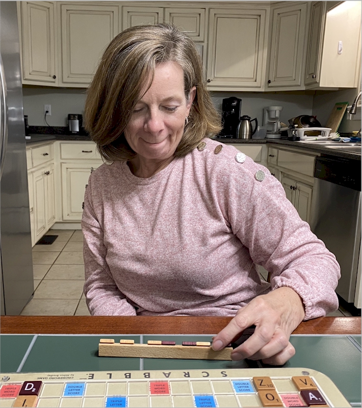 Playing board games is a wonderful way to relax. Unless you're losing.  I have a pretty good record at Scrabble and usually relax like crazy.