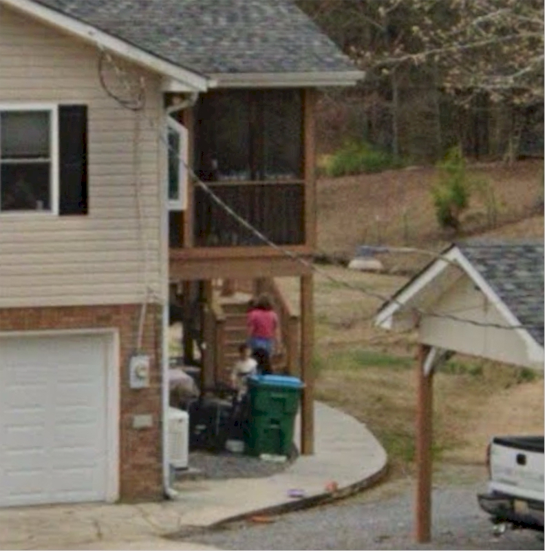 I'm on Google Earth!  Creepy, isn't it?