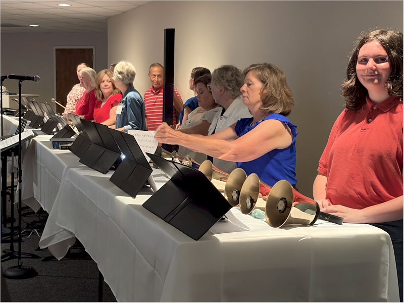 Join a handbell choir.